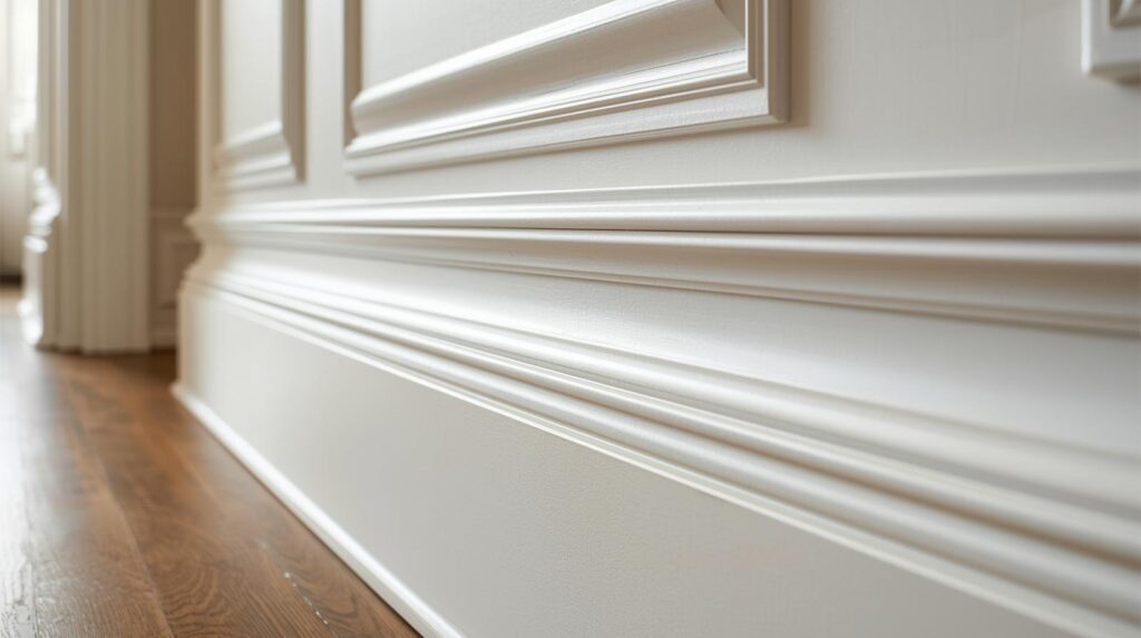 baseboards and wainscotting